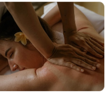 Massage ritual close-up